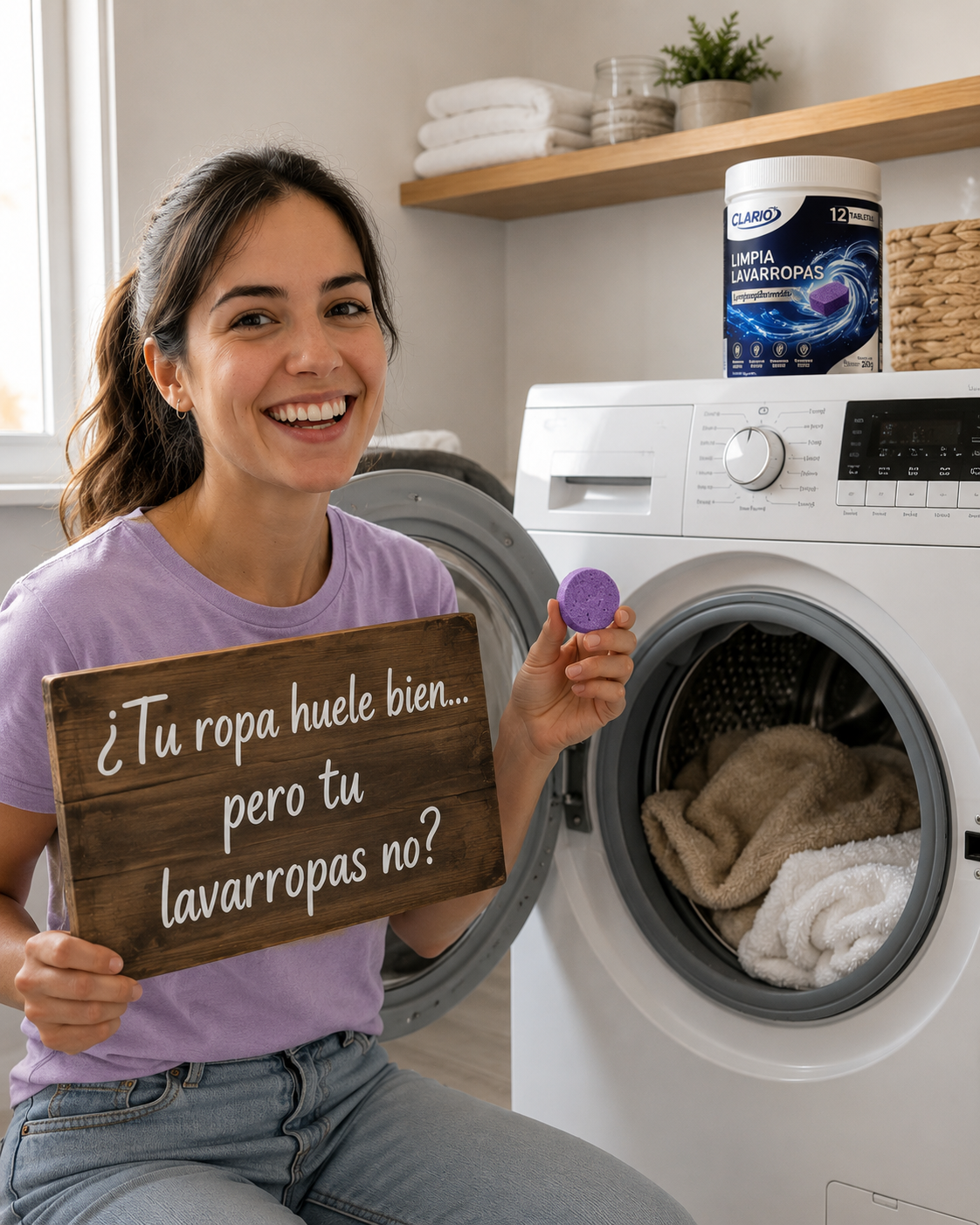 CLARIO Limpia Lavarropas x12 Tabletas