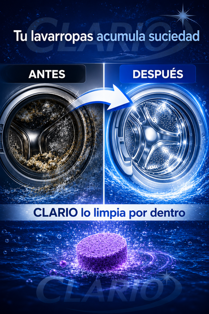 CLARIO Limpia Lavarropas x12 Tabletas