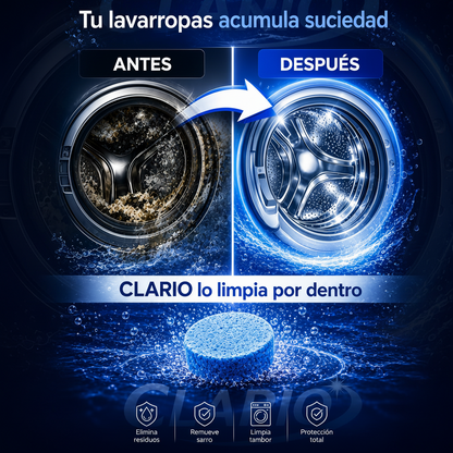 Pastillas Limpia Lavarropas en Forma de Tabletas - Desodoriza y Antibacterial