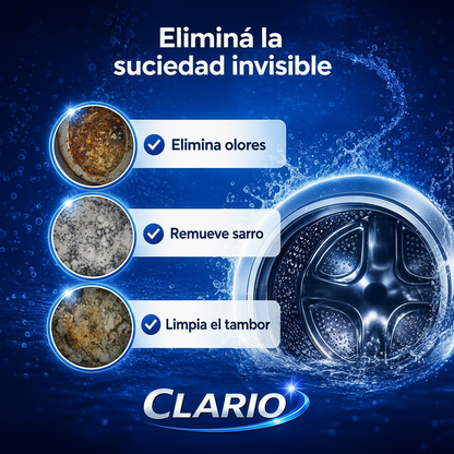 Pastillas Limpia Lavarropas en Forma de Tabletas - Desodoriza y Antibacterial