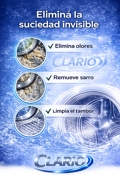 CLARIO Limpia Lavarropas x12 Tabletas