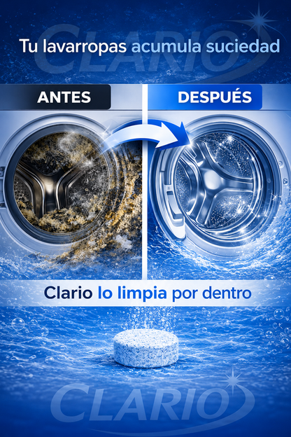 CLARIO Limpia Lavarropas x12 Tabletas